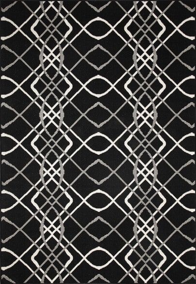 Dynamic Rugs VILLA 1643-910 Black and Ivory